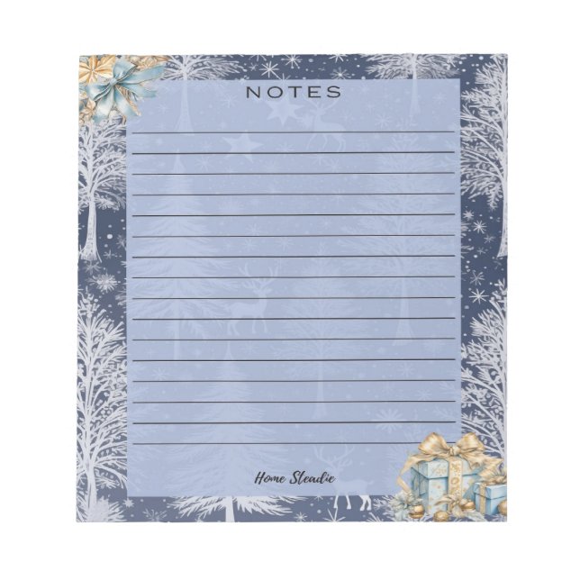 Enchanted Forest Notepad (Front)