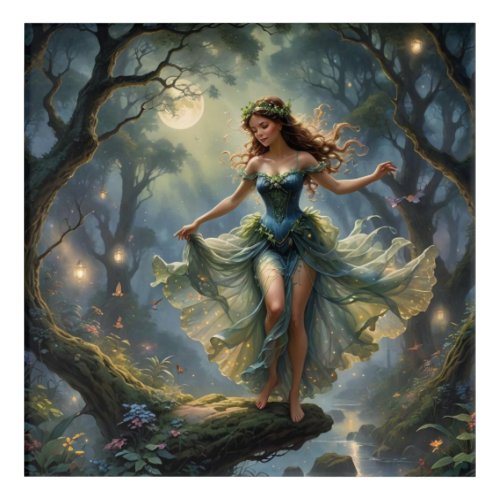Enchanted Forest Nymph  Acrylic Print