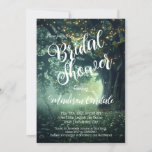 Enchanted Forest Oak Tree Fairy Lights Bridal Invitation