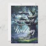 Enchanted Forest Oak Tree Fairy Lights Invitation