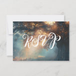 Enchanted Forest Oak Tree Fairy Lights RSVP Invitation