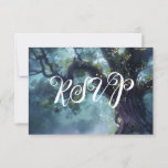 Enchanted Forest Oak Tree Fairy Lights RSVP Invitation