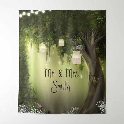 Enchanted Forest Oak Tree Rustic Woods Backdrop