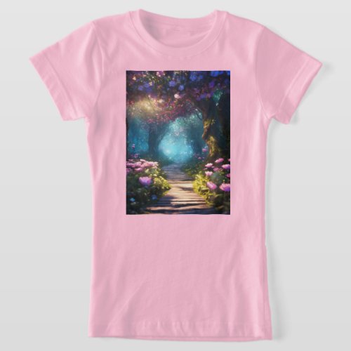 Enchanted Forest Odyssey Giant Enchanted Trees  T_Shirt