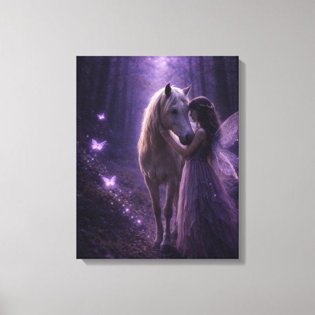 Enchanted Forest Path Canvas Art (Front)