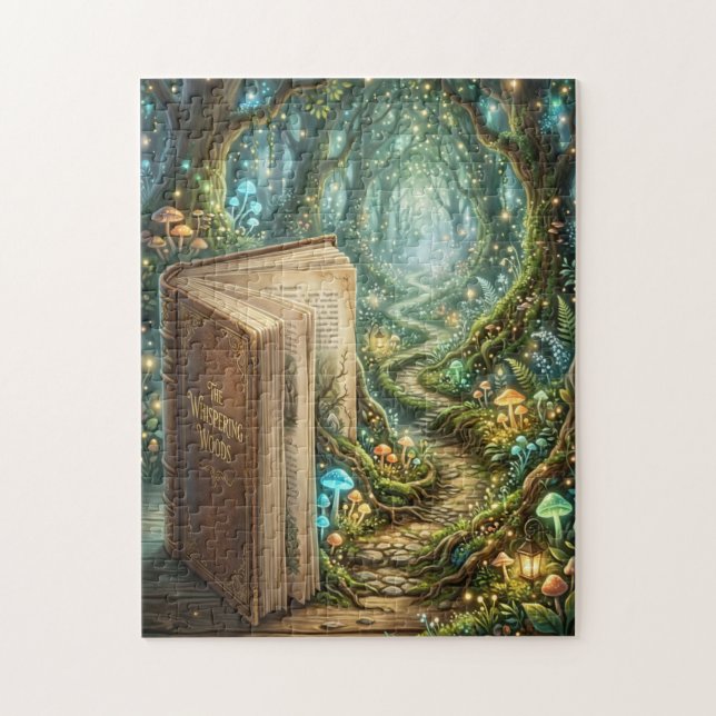 Enchanted Forest Path Jigsaw Puzzle (Vertical)