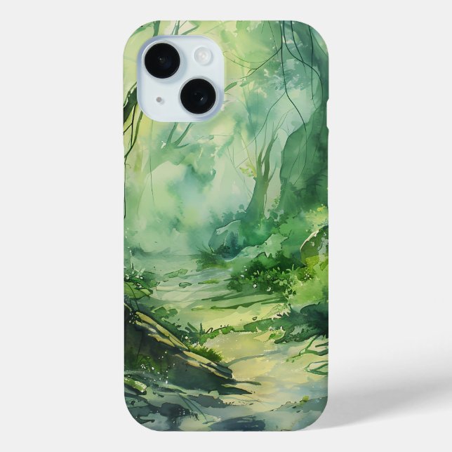 Enchanted Forest Path Phone Case (Back)