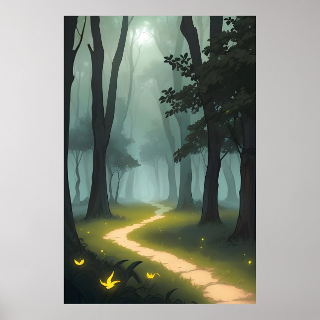 Enchanted Forest Path Poster (Front)