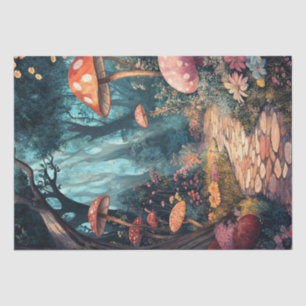 Enchanted Forest Path Through Wonderland Tissue Paper