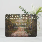 Enchanted Forest Path TWINS Sweet 16 Celebration Invitation (Standing Front)