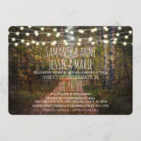 Enchanted Forest Path TWINS Sweet 16 Celebration Invitation