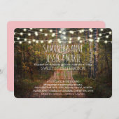 Enchanted Forest Path TWINS Sweet 16 Celebration Invitation (Front/Back)