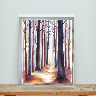 Enchanted Forest Pathway Poster