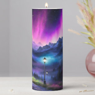 Enchanted Forest Pillar Candle