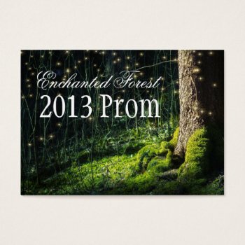 Enchanted Forest Prom Tickets - Invitations by natureprints at Zazzle