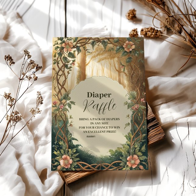 Enchanted Forest  Raffle Diapper Enclosure Card (Creator Uploaded)