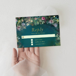 Enchanted Forest Rose Greenery Fairy Woodland RSVP