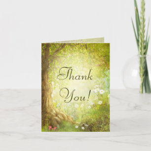 Enchanted Forest Scene Thank You
