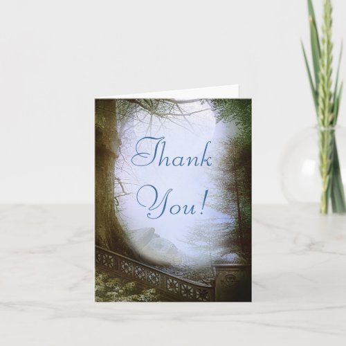 Enchanted Forest Scene Thank You