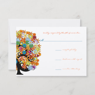 Enchanted Forest Side Branch Wedding Invitations