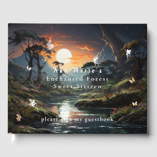 Enchanted Forest Sun River Fairies Butterflies   Guest Book