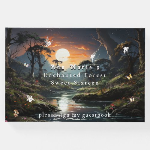 Enchanted Forest Sun River Fairies Butterflies   Guest Book