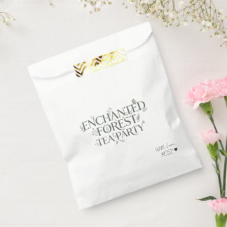 Enchanted Forest Tea Party Favor Bag