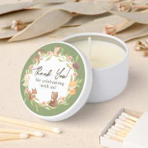 Enchanted Forest Thank You Mini Candle Favors
