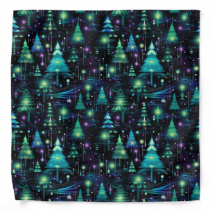 Enchanted Forest Tree Pattern Bandana