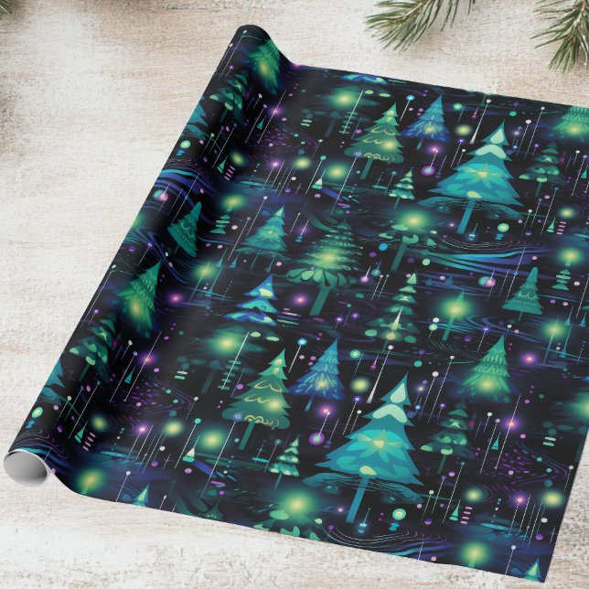 Enchanted Forest Tree Pattern Wrapping Paper (Creator Uploaded)