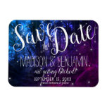 Enchanted Forest Trees Fairy Lights Save The Date  Magnet at Zazzle
