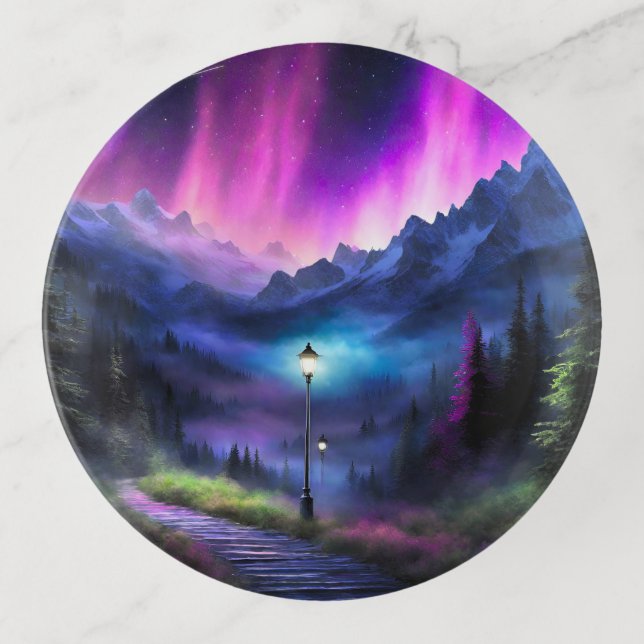 Enchanted Forest Trinket Tray (Front)