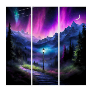 Enchanted Forest Triptych