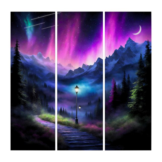 Enchanted Forest Triptych (Front)