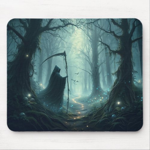 Enchanted Forest Twilight Mouse Pad