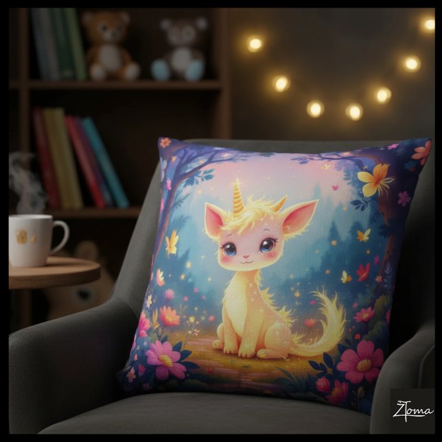 Enchanted Forest Unicorn Pillow (Creator Uploaded)