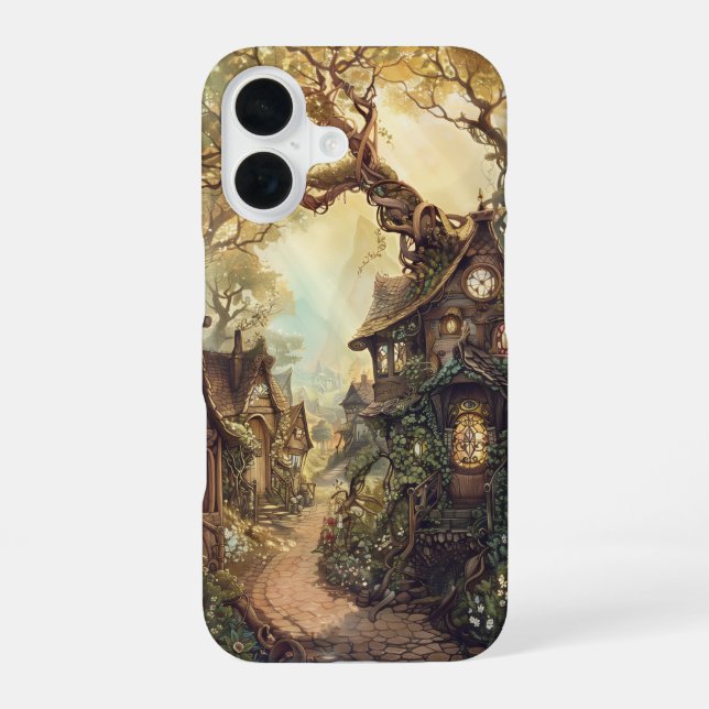 Enchanted Forest Village iPhone Case (Back)