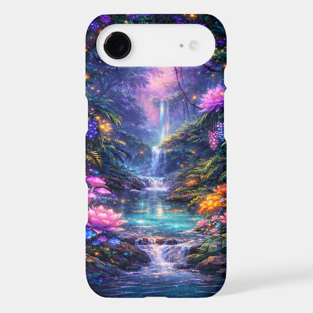 Enchanted Forest Waterfall Glow Case-Mate iPhone Case (Back)