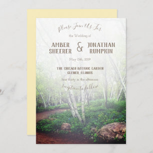 Enchanted Forest Wedding Invitation
