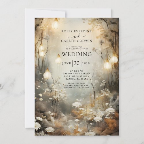 Enchanted Forest Wedding Invitation