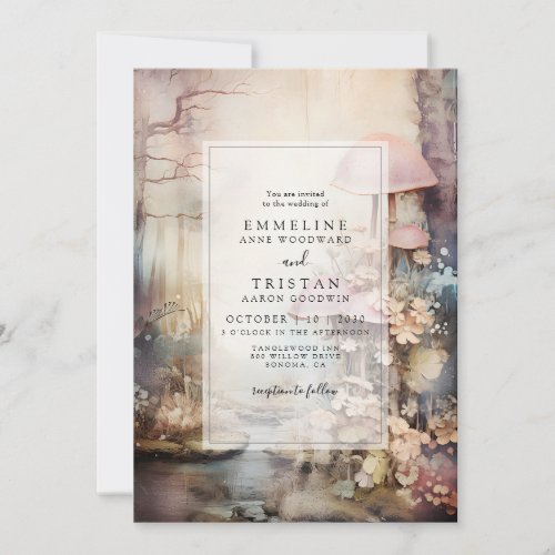 Enchanted Forest Wedding Invitation