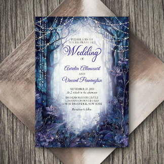 Enchanted Forest Wedding Invitation
