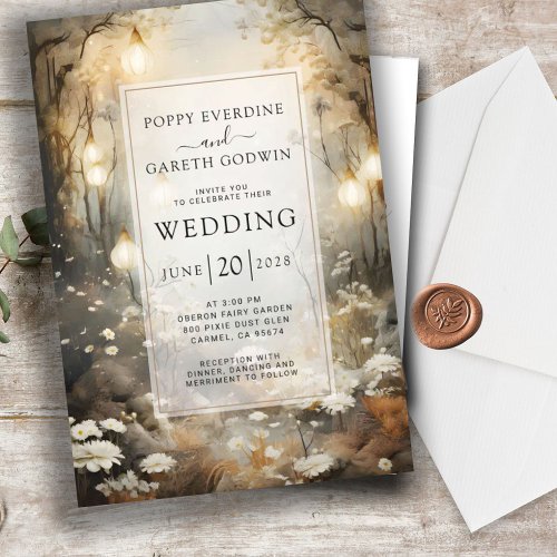 Enchanted Forest Wedding Invitation