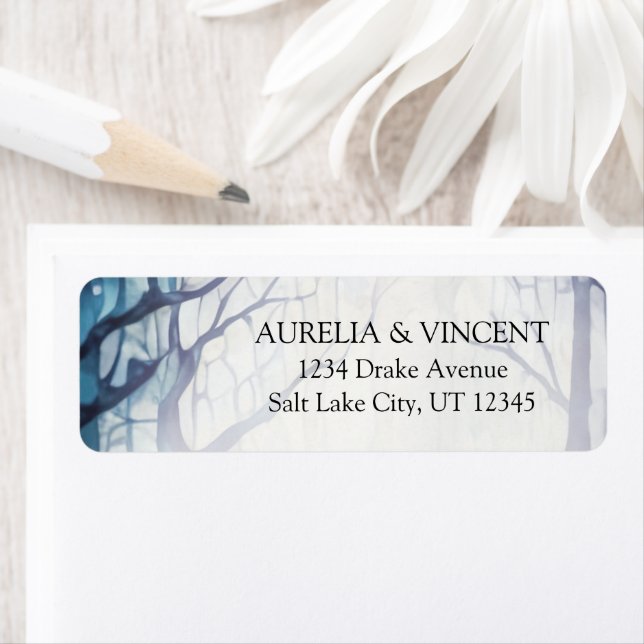 Enchanted Forest Wedding Label (Insitu)