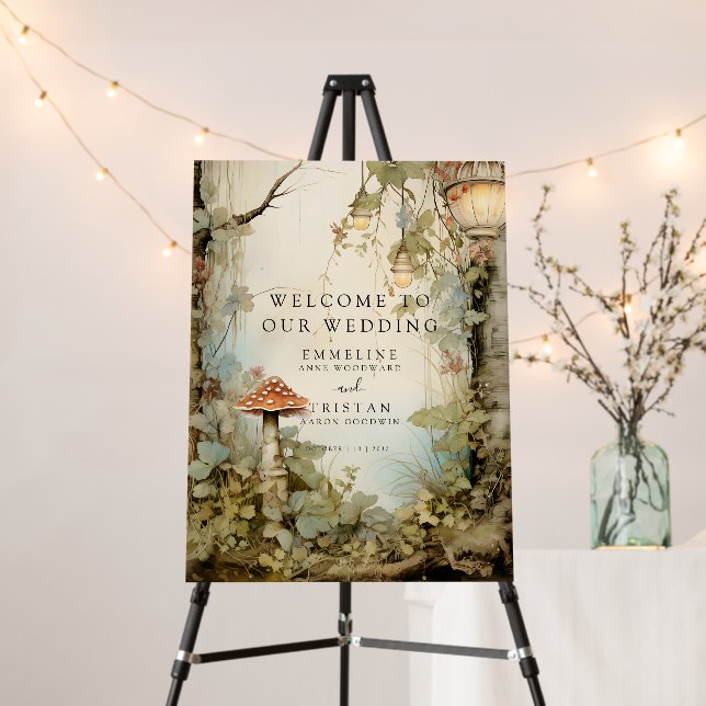 Enchanted Forest Wedding Poster (In Situ (Stand))