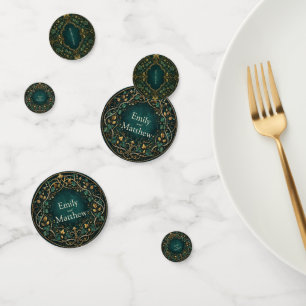 Enchanted Forest Wedding Table Confetti