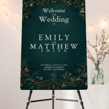 Enchanted Forest Welcome Wedding Sign