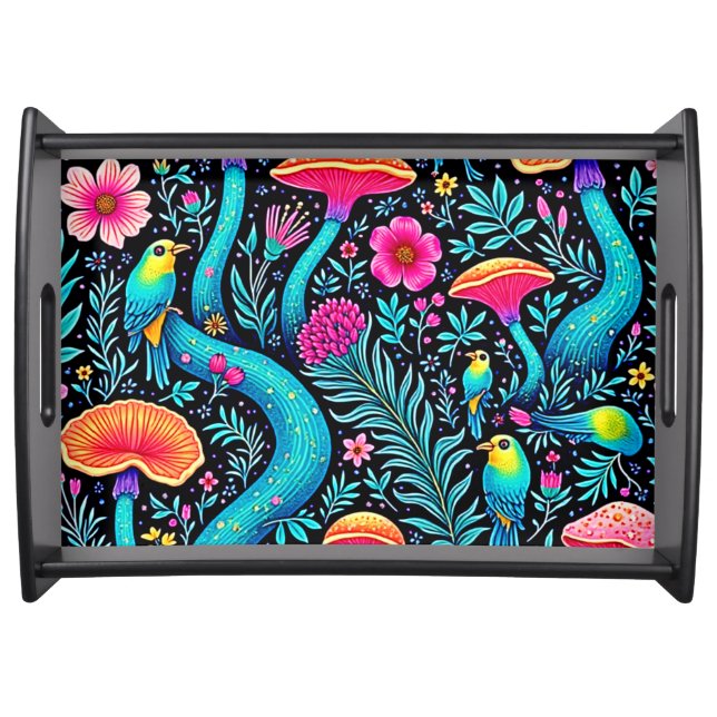 Enchanted Forest Whimsical Dream Design Serving Tray (Front)