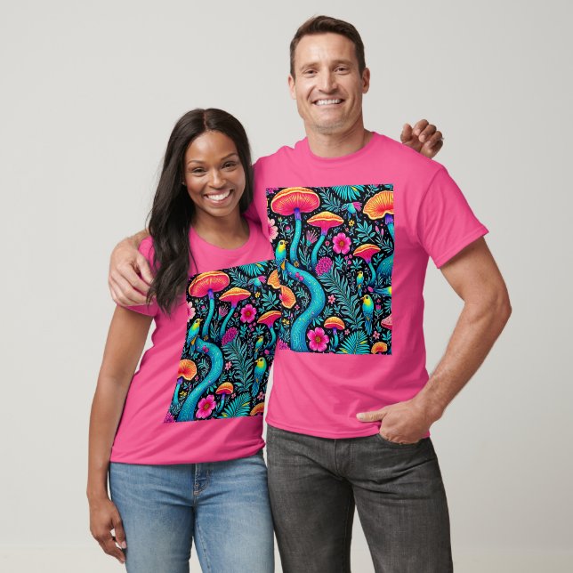 Enchanted Forest Whimsical Dream Design T-Shirt (Unisex)