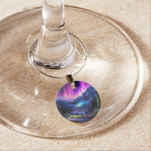 Enchanted Forest Wine Charm